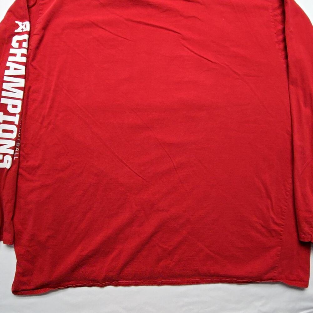 OU Football Champions Built Different 5XL Red Sooners Long Sleeve Shirt 2017 - Picture 8 of 10